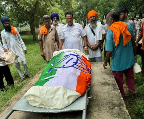 Tribute ceremony for eminent Congress worker Satnam Singh on Sunday, 28 July